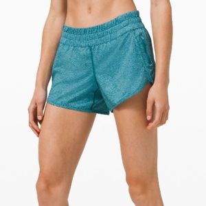 Lululemon Heather Hawaiian blue tracker shorts